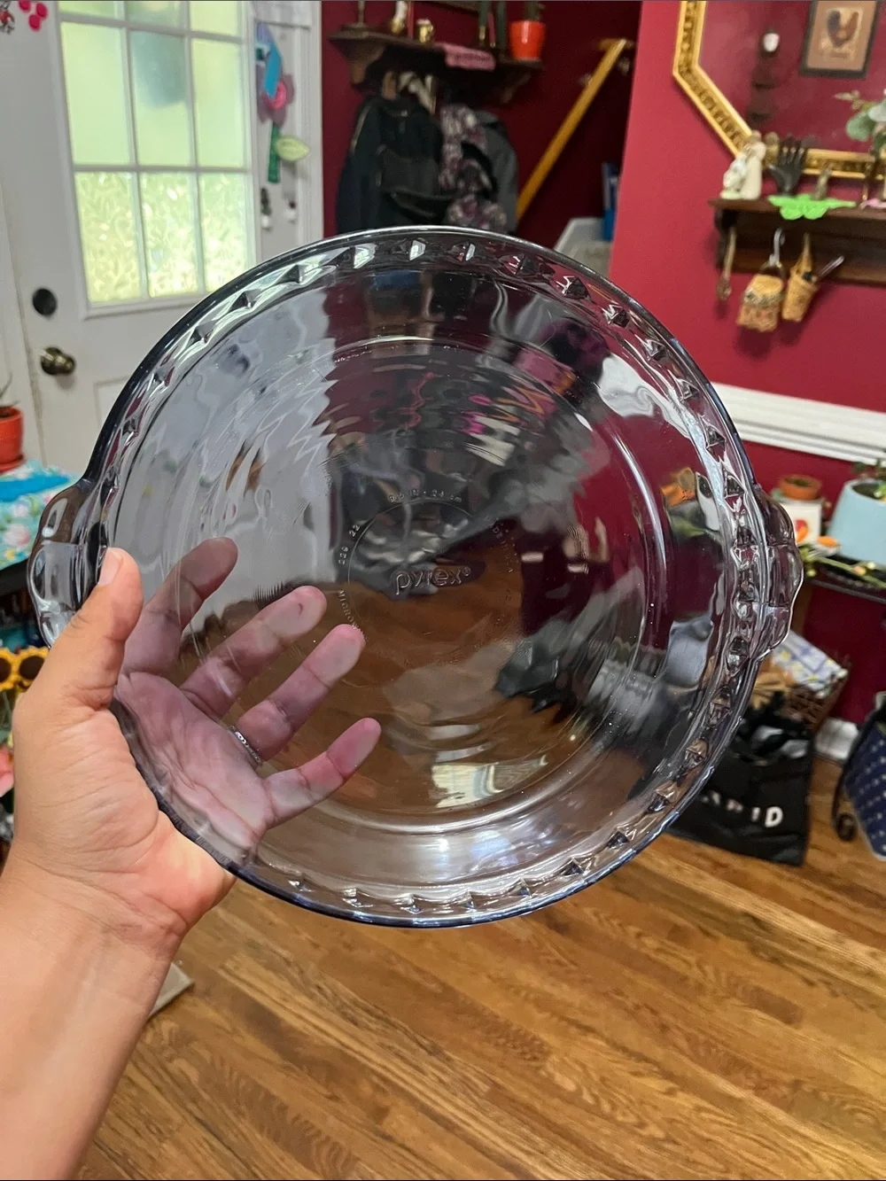 Pyrex Vintage Amethyst Purple Pie Dish 9.5